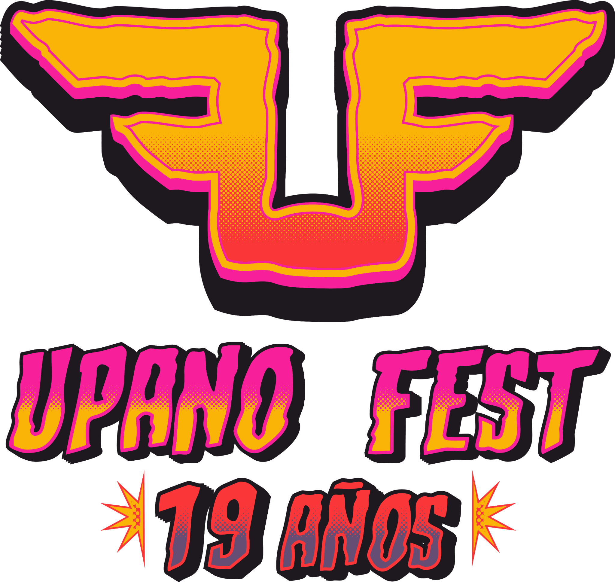 Logo oficial de Upano Fest 19 años